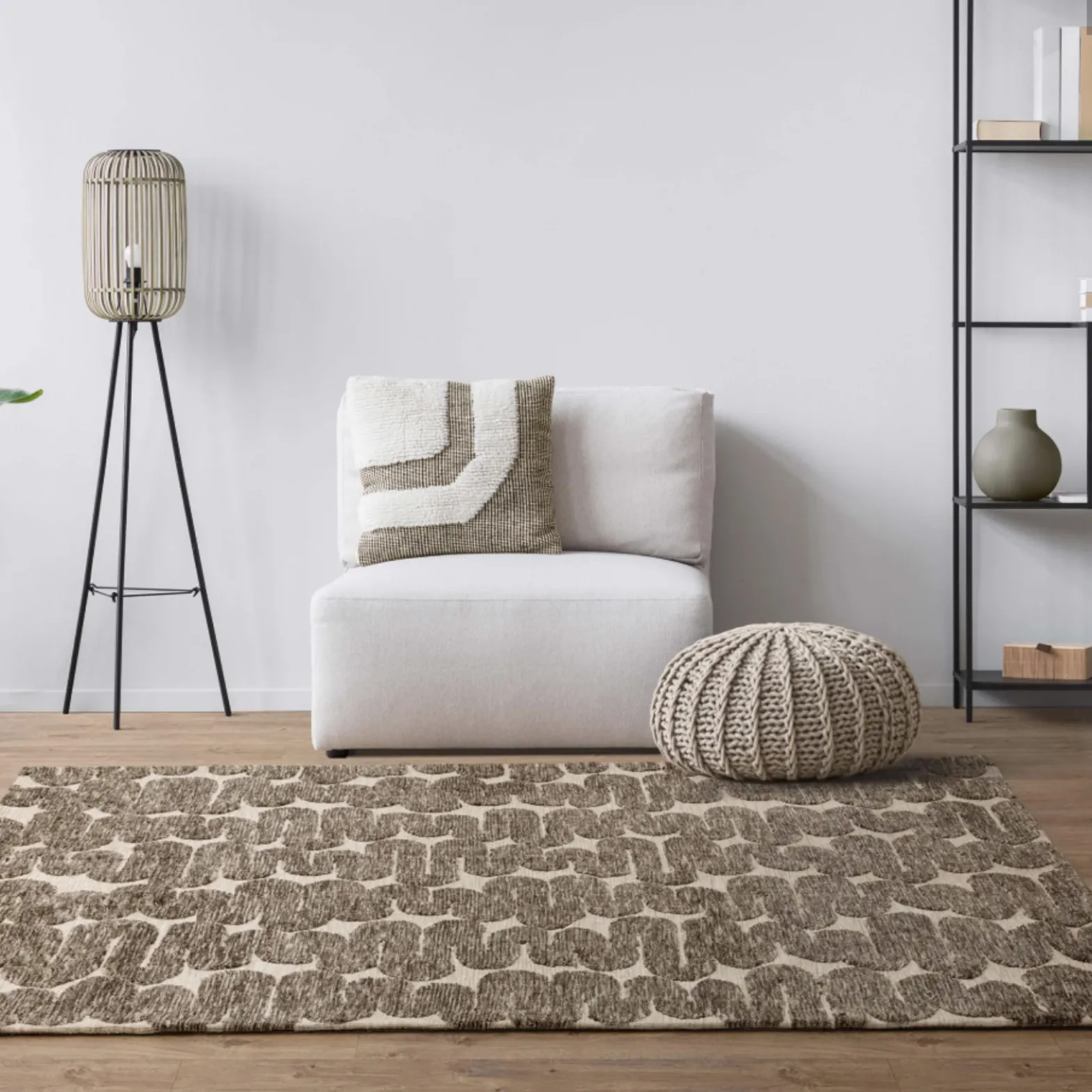 Fabric Types

Although many rugs are commonly made from pure wool, the type of yarn used in the weaving process influences not just the design or pattern, but also the colour, texture, and overall feel of the rug.

 


	
	Wool: Known for its durability, wool is a versatile fibre that can be processed in various ways to achieve either a luxuriously soft finish or a more textured, coarse surface. Its resilience makes it an excellent choice for busy family homes.
	


 


	
	Cotton: Soft yet strong, cotton enables detailed, tightly woven patterns, making it ideal for intricate designs. It also pairs well with other fibres, offering a cost-effective and versatile option.
	


 


	
	Jute: With its warm, golden tones, jute has a natural, rustic look, especially when handwoven in thick strands. Its fibrous texture reflects its toughness, and when blended with cotton, it can create bold contrasts in colour and design.
	


 


	
	Hemp: Hemp’s coarse texture is balanced by its light, sandy colouring, which shines in traditional weave styles. Typically backed with cotton for added structure, hemp rugs are a durable and earthy addition to any space.
	


 


	
	Hides: Less commonly used, natural hide rugs feature patchwork leather that develops a rich patina over time, offering a unique and timeless aesthetic.
	

